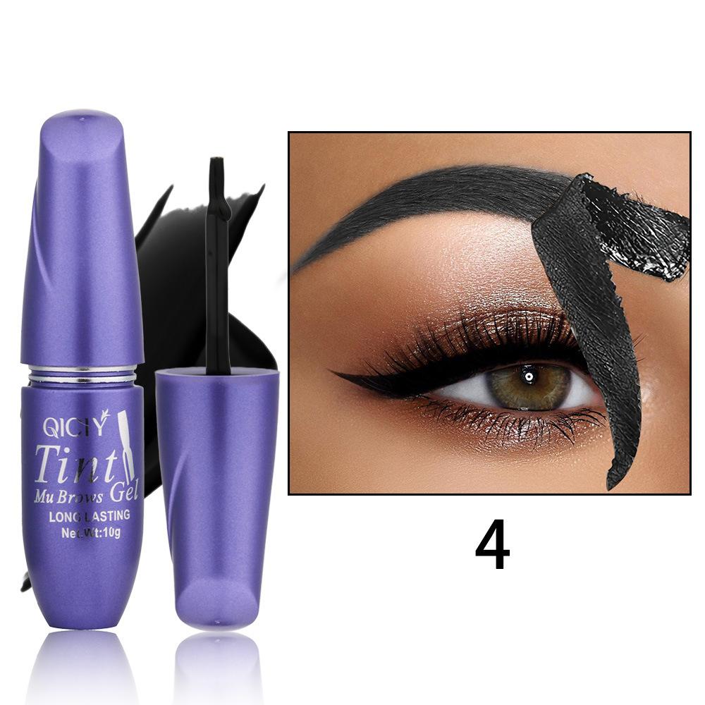 Crème Teinture Sourcils Semi-Permanente Peel Off Imperméable Résistante à la Sueur Gel Sourcils Naturel Longue Tenue Maquillage Sourcils Sauvages Strippés