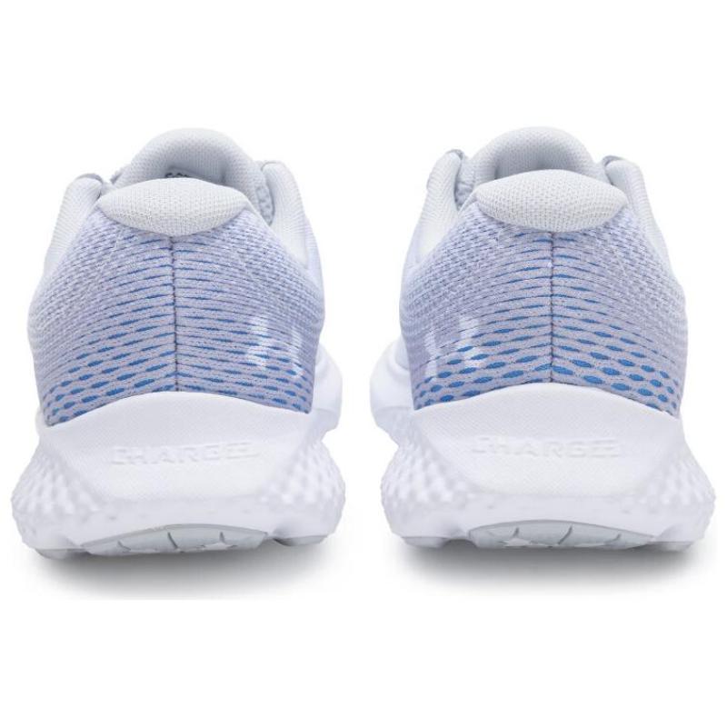 Under Armour Breathable Lightweight Low-Top Casual Running Shoes Women's White Gray Sneakers 3027005-103