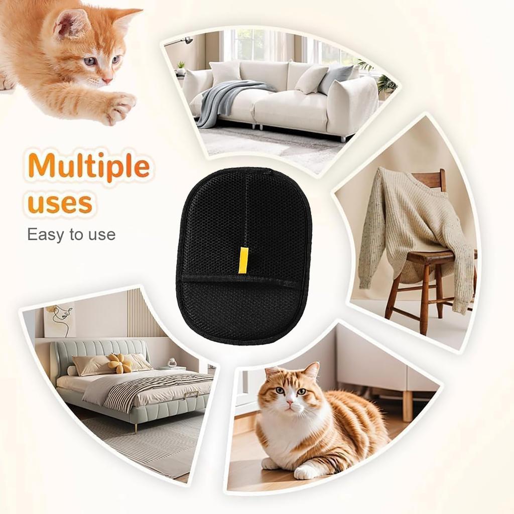 Pet Hair Cleaning and Collection Gloves Pet Double-sided Multi-functional Beauty Glove Tool Reduce The Pressure of Pet Ownership