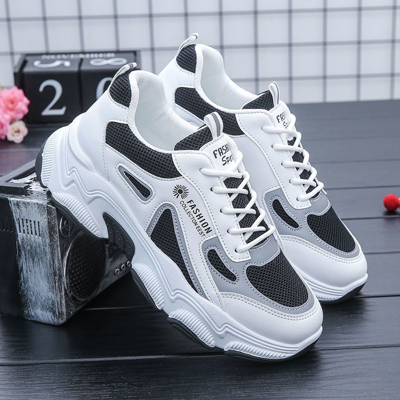 Women's shoes 2025 new dad shoes children's casual versatile breathable sports shoes spring and summer running shoes