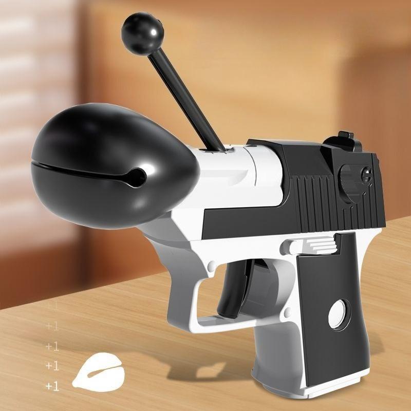 

1 шт. Декомпрессионный Мерит Деревянная Рыба Пластиковый Пистолет Детская Игрушка для Драки на Вечеринке