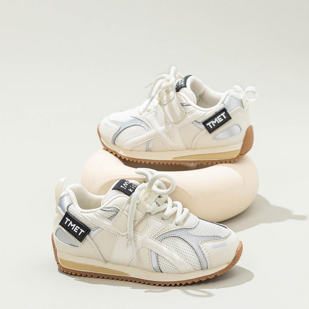 Girls' shoes Korean version 2025 spring new children's dad shoes girls' older children's casual sports shoes mesh German training shoes