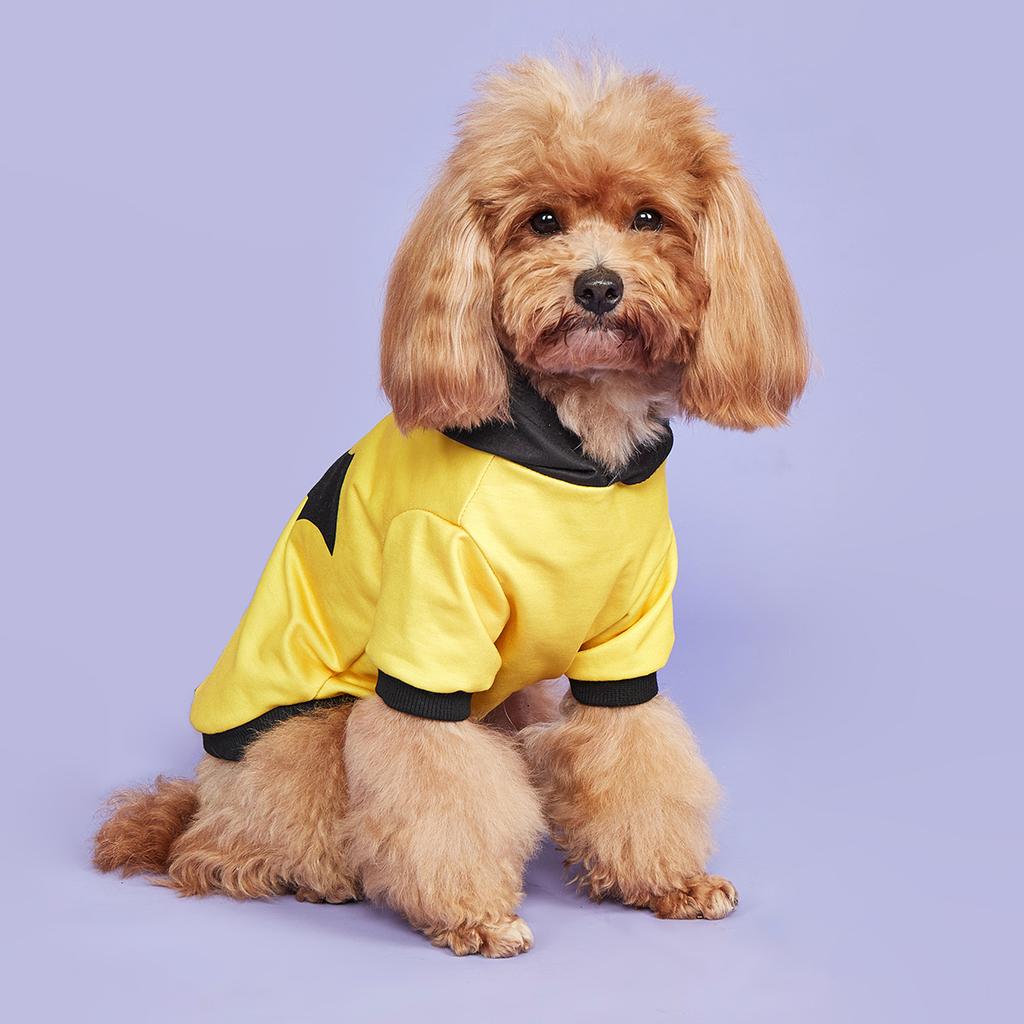 Haustier Hund Katze Halloween Kapuzenpullover Fledermaus Niedliches Shirt Hunde Sweatshirts Bekleidung Bequemer Haustier Rollkragen Welpe für Halloween Feiertag Par