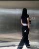 Korean High Waist Drawstring Sweatpants for Women - Casual Loose-Fit Streetwear Straight Trousers