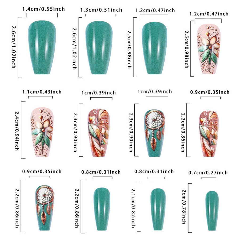 Press On Nail Square Shaped Fake Nail Glossy Stick On Nail Natural Full Cover False Nail Acrylic Glue On Nail for Women