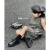 Autumn New Children's Preppy Leather Shoes Leather British Style Children's Shoes for Boys and Girls Students Performance Shoes