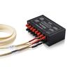 Speaker Amplifier with Earphone Volume Function Plug Terminal Type [Headphone (6.3 & 3.5) Compatible] 2-in 2-out Selector/Switcher Banana [WV-01SP]