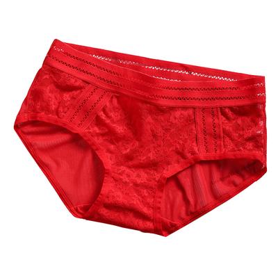 Women's Pure Desire Underwear Women's Sexy Lace Lace Breathable Underwear Cotton Fashion Briefs