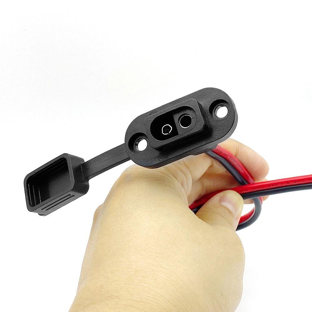 12AWG SAE Power Socket SAE Flush-Mountable Connector SAE Power Cord Socket Solar Panel Mount