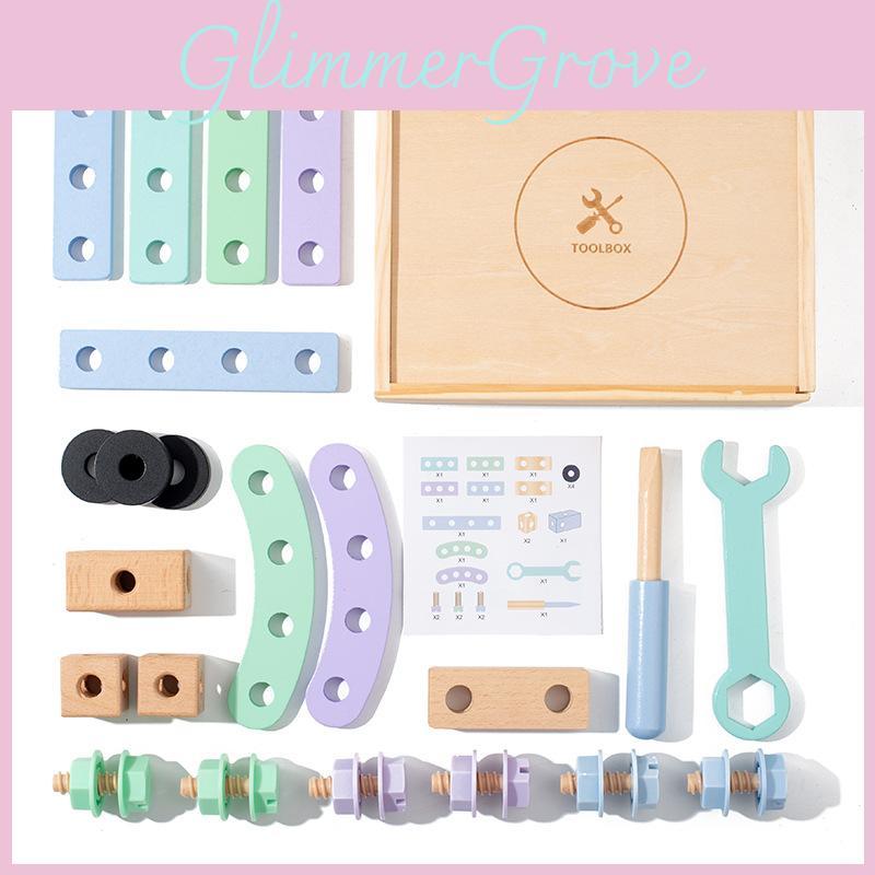 Tool Box Kids Wooden Screwdriver Set Educational Toy For Early Gift Learning