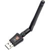 600Mbps Dual Band 2.4/5GHz Internet USB WiFi Adapter, Laptop Wireless Receiver Network Dongle with Antenna, Compatible with Windows