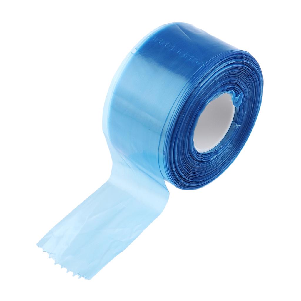 200pcs Disposable Salon Hair Dyeing Blue Protector Covers for Glasses Leg