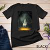 Vintage Floral Ghost On The Swing In Forest Halloween Gothic Unisex T-shirt