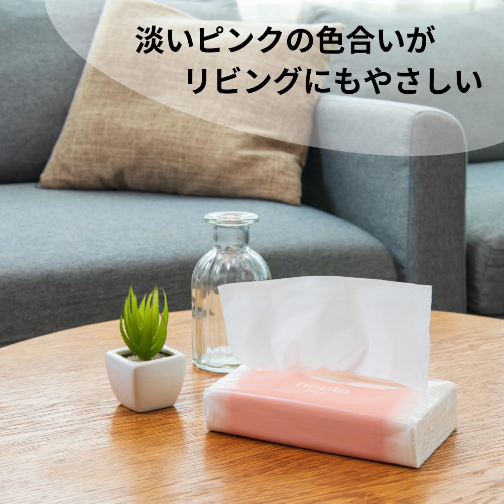 Nepia Pita Soft Pack 300 Sheets X 40 Boxes Boxes X 8 FSC Tissues, (150 Count) (5 Packs) [Half Case]