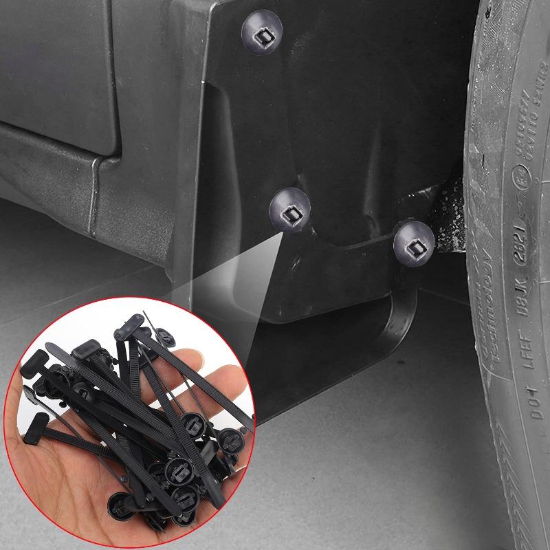 Universell Nylon Kabelbåndspenne Autofeste Skrue Erstatningsklips Bil Skjerm Bakluke Motorbeskyttelsespanel Ledningshåndtering Sikker