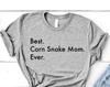 Corn Snake Mom T-Shirt: Women's Cotton Graphic Tee