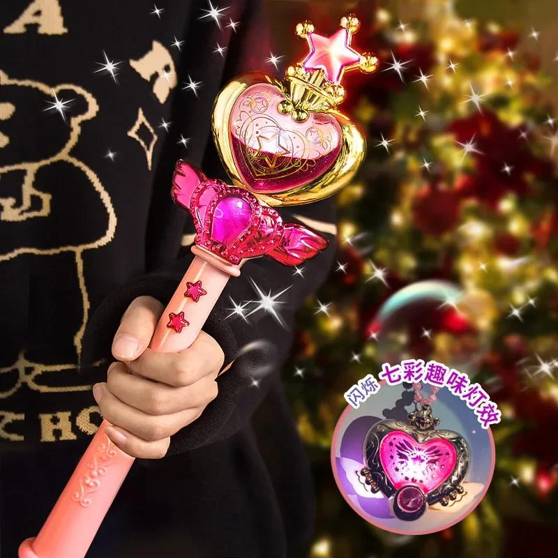 Magica DoReMi Musica Flash Rotante Bacchetta Magica Piccola Fata Magica Principessa Bacchetta Fatata Sailor Moon Scintillante Giocattolo Perfetto