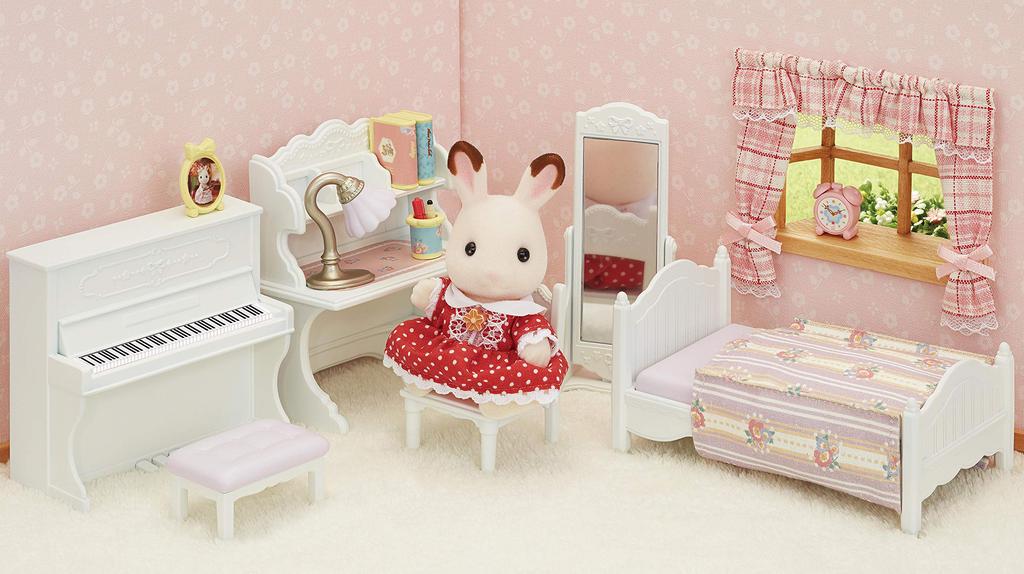 Sylvanian Families Furniture Room ST Mark Certified Toy Dollhouse for Ages 3 and by Epoch [Kids' Set] SE-202 Up,