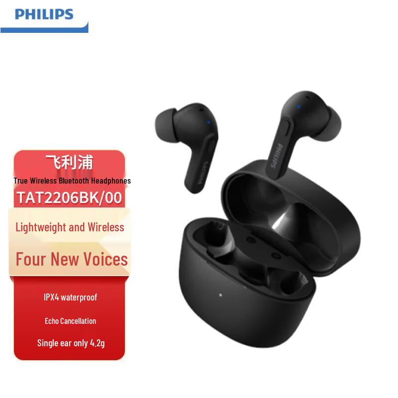 Philips TAT2206 True Wireless Bluetooth-Ohrhörer