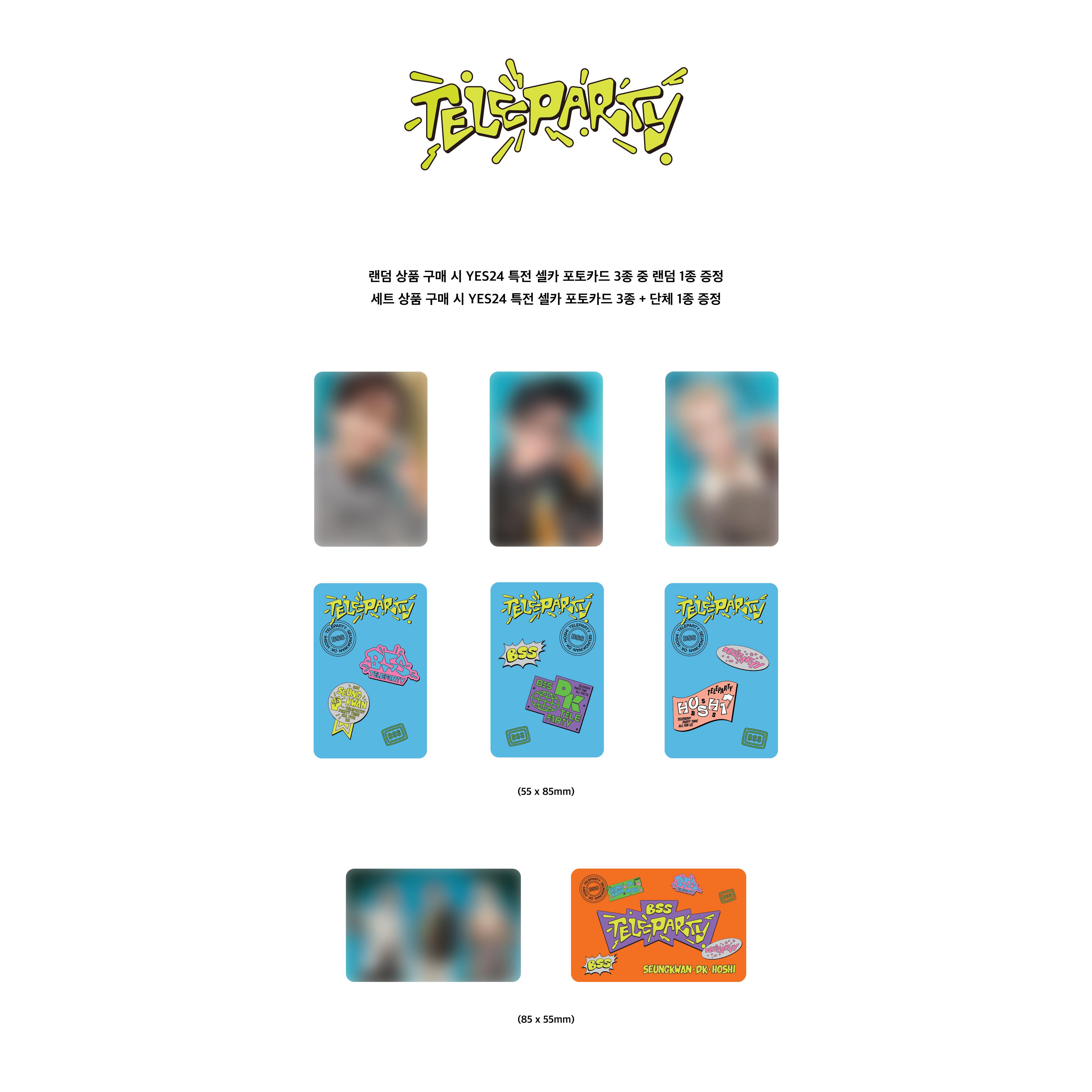 

BSS (СІМОТЬ) - 2-й сингл [TELEPARTY] (Онлайн-вигода) POB YES24 RANDOM