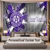 Custom Name Text Tapestry Austria Wien FC Personalized Polyester Wall Tapestry For Bedroom And Room