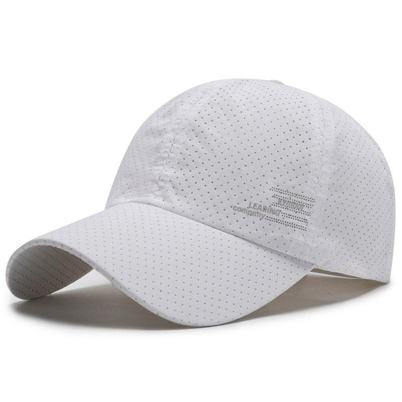 

Letters Men Hats Women Summer Casual Double Print Baseball Caps Protection Sun White