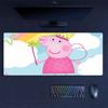 Peppa Mouse Pad, Large Gaming Desk Mat, Non-slip XXL Mousepad for Laptop & Tablet, Mini PC Playmat with Stitched Edges