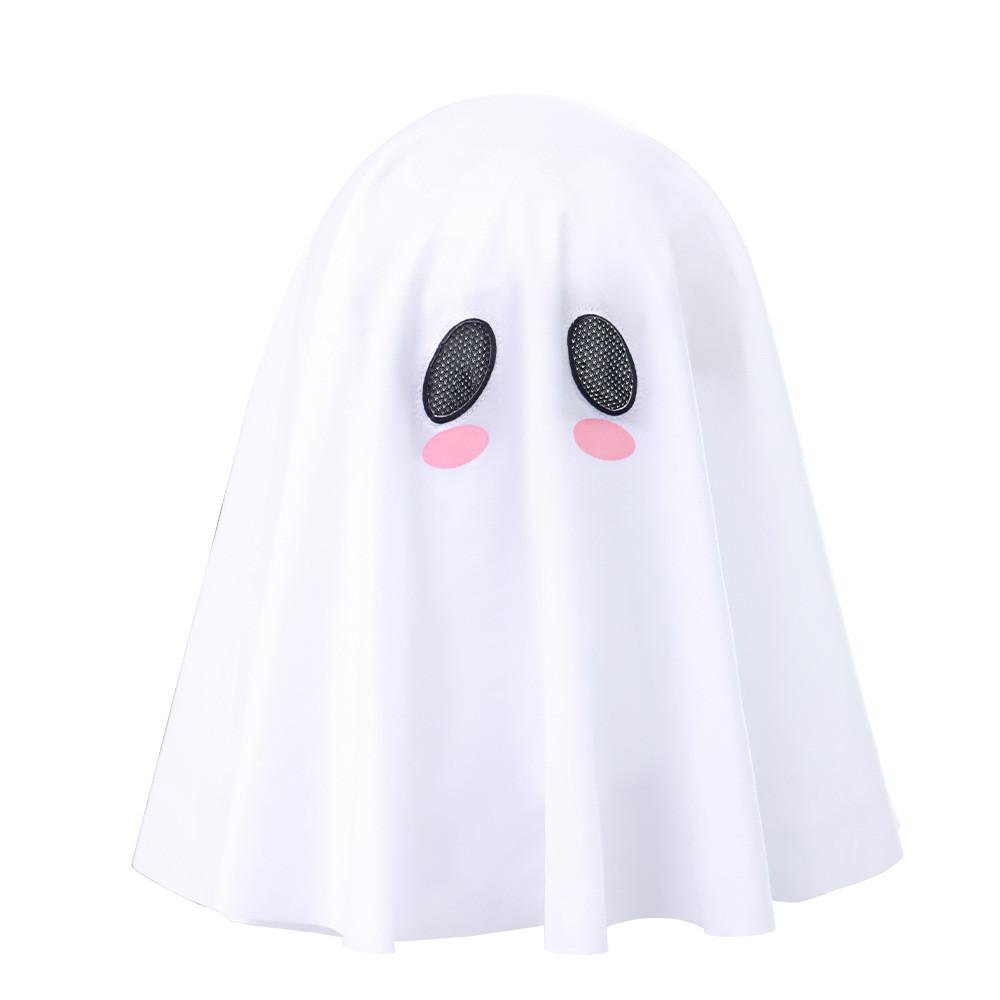Girl Costume Ghost Double Sided Headwear Cosplay Halloween Performance Stage
