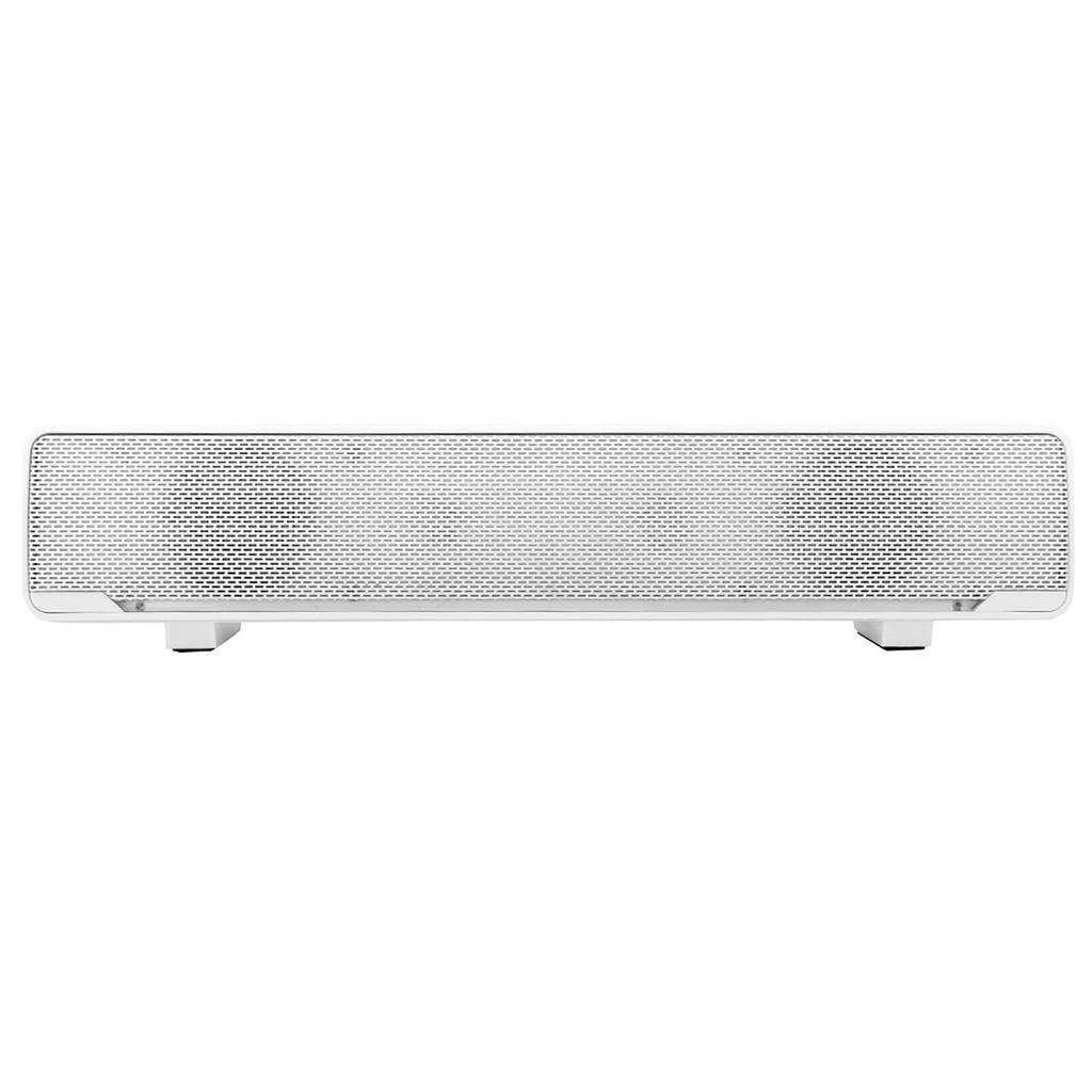 Tragbarer Soundbar-Lautsprecher, Soundbox, USB-kabelgebundener TV-Lautsprecher mit DSP-Technologie, 3,5mm kompatibel, Laptop, Dekorativ, 1m Kabellänge, Weiß