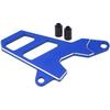 Front Sprocket Guard Fydun Motorcycle Front Sprocket Chain Protector Front Engine Sprocket Cover for LTZ400 2003‑2014(Blue)
