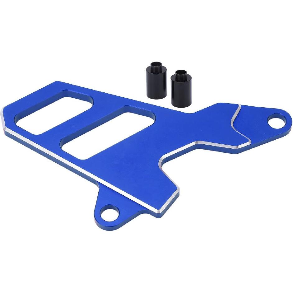Front Sprocket Guard Fydun Motorcycle Front Sprocket Chain Protector Front Engine Sprocket Cover for LTZ400 2003‑2014(Blue)