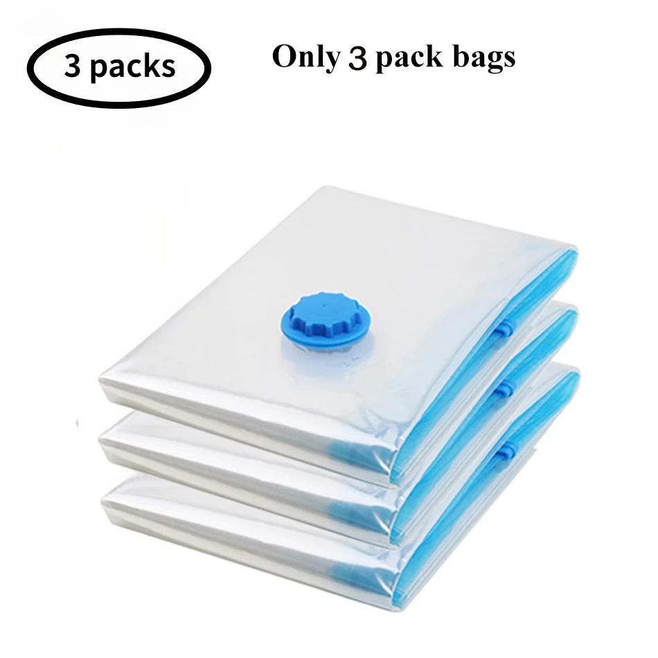 

5Pcs Vacuum Storage Bag Vacuum Seal Bag Clothes Organizer Space Saving Bag for Comforters Clothes Pillow Bedding Blanket Storage 40X60cm