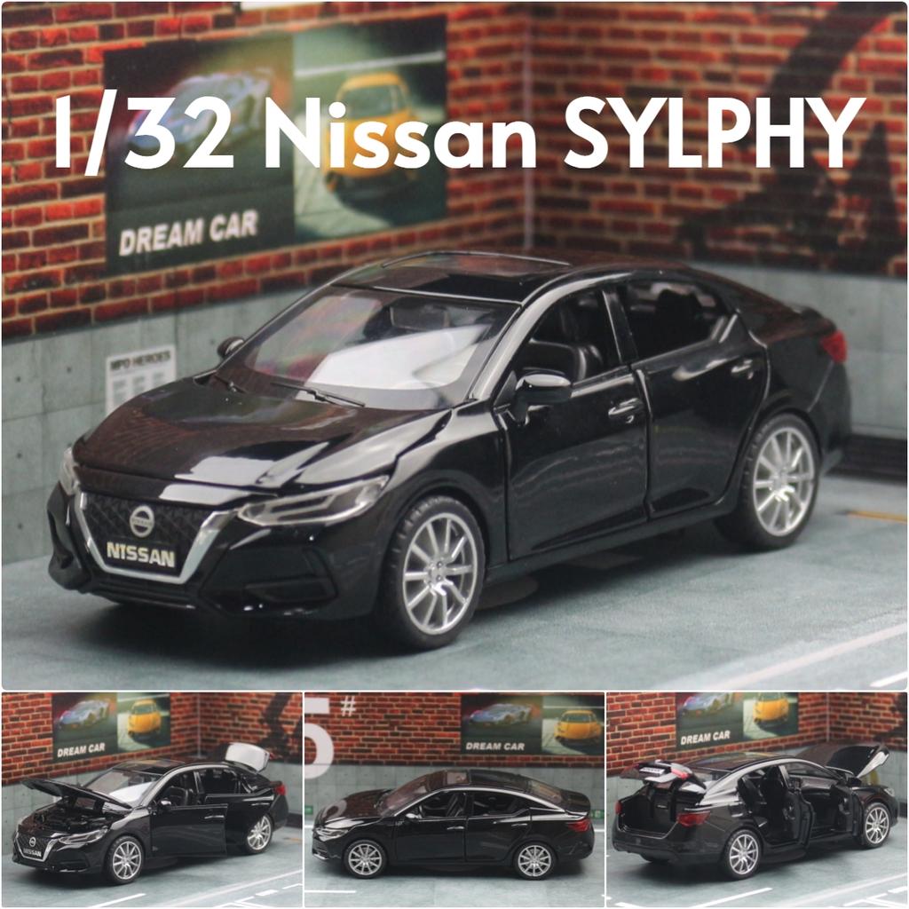 APU1 1/32 Nissan X-Trail SUV Miniature Diecast Toy Car Model Sound & Light Doors Openable Educational Collection Gift For Boy Kid