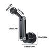 Car-mounted Ball Joint Extension Rod 17mm Ball Joint Adapter Aluminum Alloy Extension Arm Car Phone Stand Rotating Rod