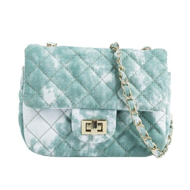 green velvet chanel bolsa