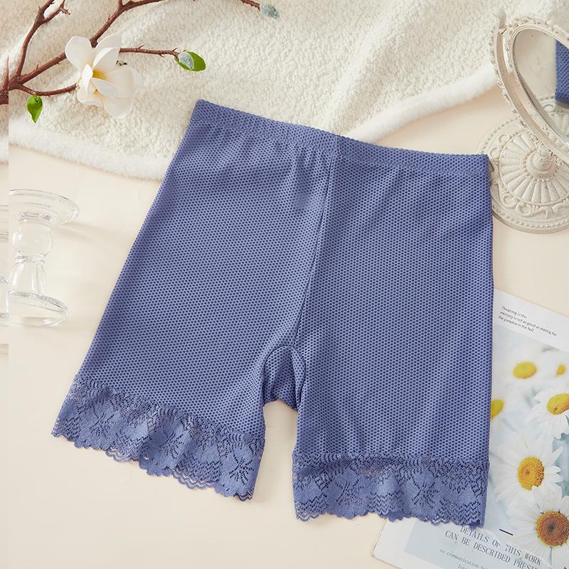 Lady Summer Silk Two In One Seamless Anti-Slip High Waist Underpants