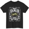 Vintage Biker Dad T Shirt Father Gift Graphic Tee Like Normal Dad Only Cooler