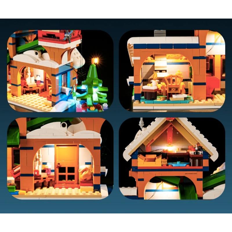 Led Lighting Kit For 10339 Santa's Post Office Winter Village Creator Expert Not Include Building Blocks Only Lighting Set