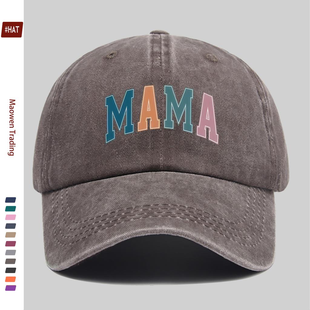 pc MAMA Letter Print Baseball Cap with MotherS Day Element Design Sun Hat Casual Decorative Hat MultiColor Optional Home L