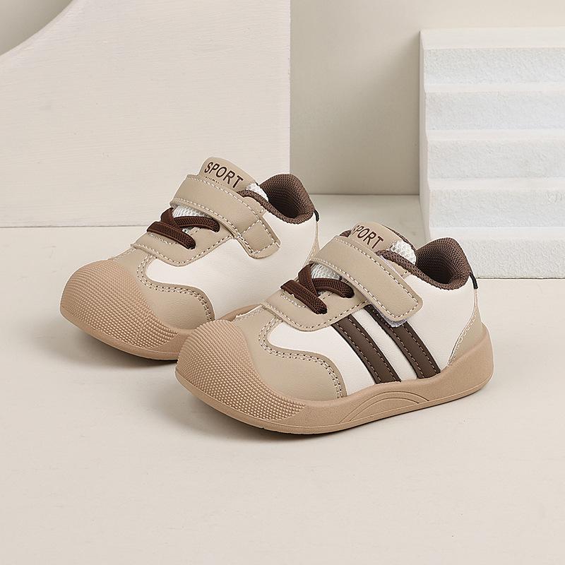 2025 Spring/Autumn Soft Sole Baby Walking Shoes for Boys & Girls (0-2 Years) - Anti-Kick, Casual Sneakers