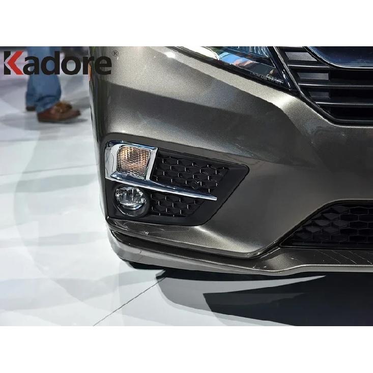 Front Fog Light Lamp Cover Trim For Honda Odyssey 2018 Chrome Car Head Foglight Foglamp Bezel Trims Accessories