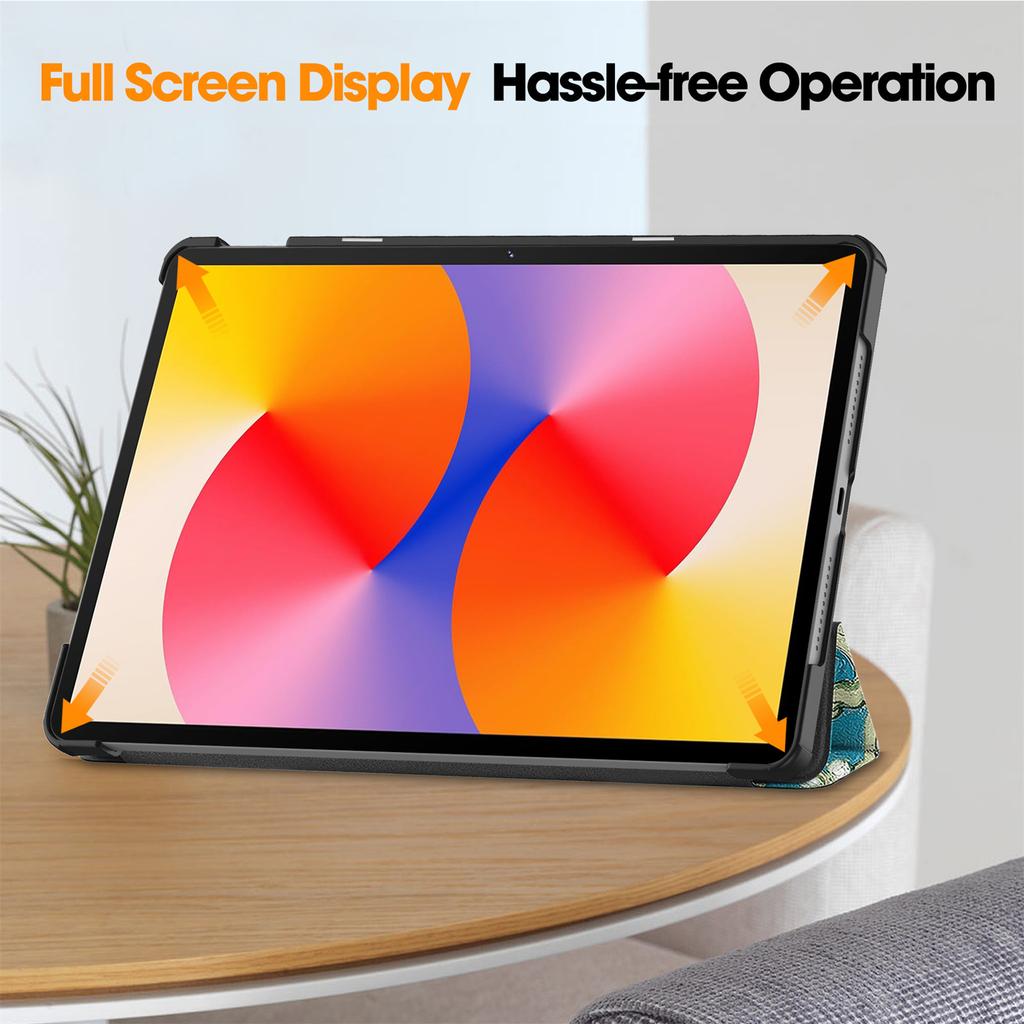 For Huawei MatePad SE 11 Stand Case Pattern Print Leather Tablet Cover