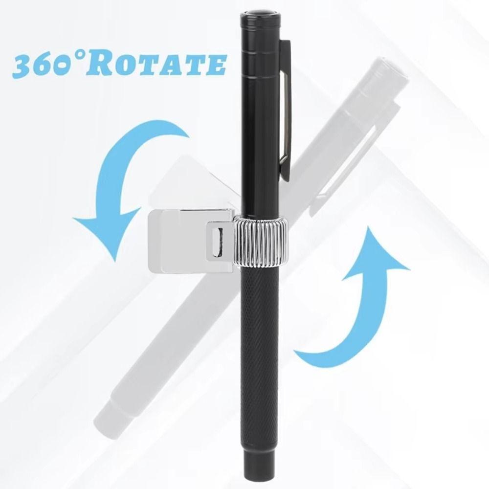 Heavy-Duty Metal Pen Clip Creative Retro Pen Clip Notebook Pen Holder  School Stationery