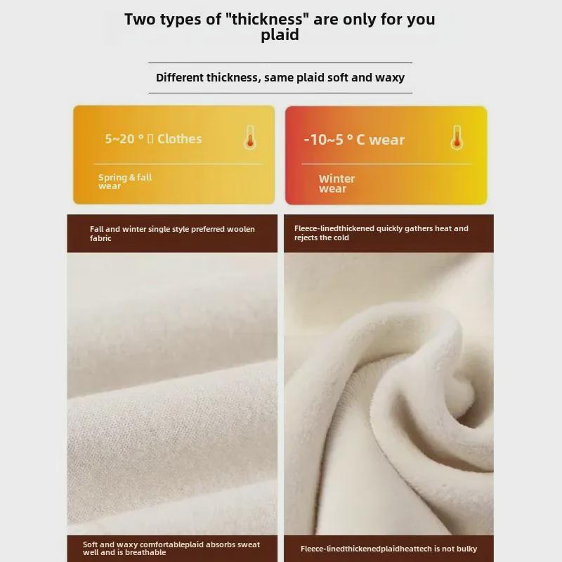 High-Waisted Woolen Wide-Leg Pants for Women: Velvet-Lined, Pleated, Slimming, Apricot Color, Perfect for Autumn & Winter
