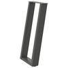 Vidaxl Nogi Do Stołu Konsolowego, 2 Szt., Antracyt, 38X(72-73)Cm, Stal