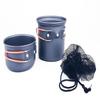 Casserole de camping extérieure équipement de pique-nique de camping set de casseroles de pique-nique portables