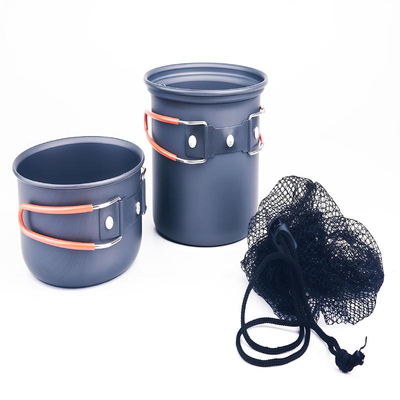 Casserole de camping extérieure équipement de pique-nique de camping set de casseroles de pique-nique portables