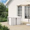 Garden Dining Chairs 2 pcs White PP