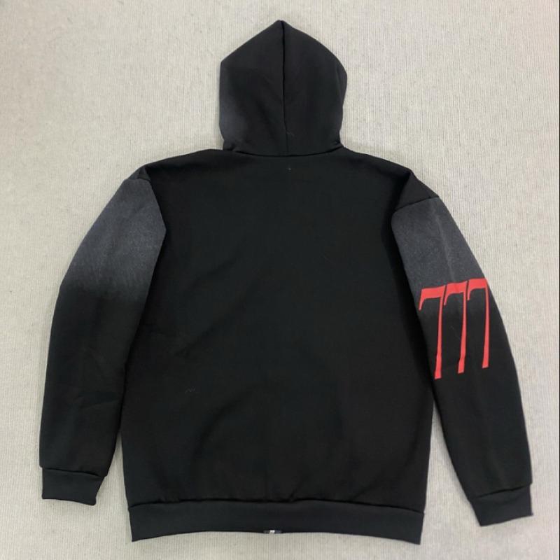 Evropský a americký pouliční trend Y2K personalizovaná tištěná mikina s dlouhým rukávem a zipem