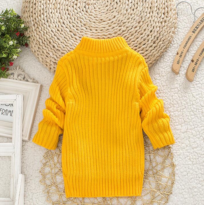 Herbst Winter Kinder Pullover Cartoon Bär Baby Jungen Mädchen Rundhals Strickpullover Tops